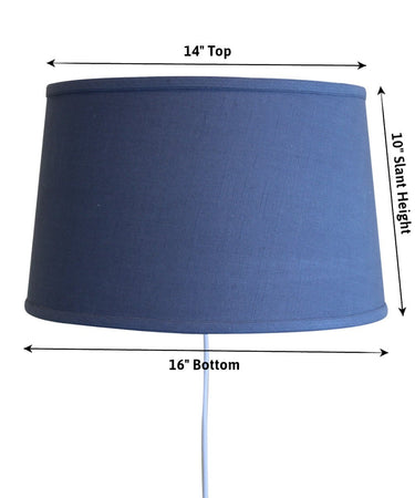 Floating Shade Plug-In Wall Light